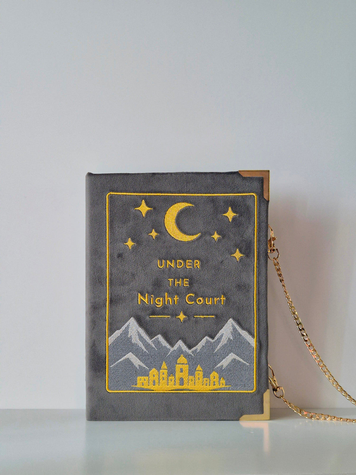Geantă Carte Handmade – Under the Night Court | Grey