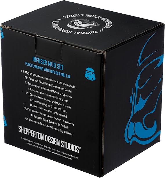 Set Cană cu Infuzor și Capac pentru Ceai & Cafea, Orginial Stormtrooper, produs licențiat Star Wars