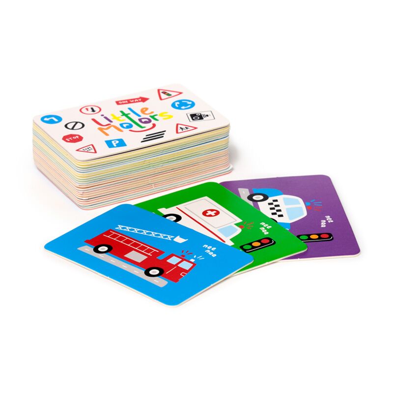 Joc educativ, carduri de memorie pentru copii, Liitle Motors, 26 piese