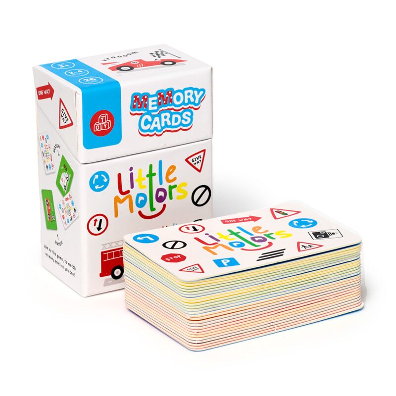 Joc educativ, carduri de memorie pentru copii, Liitle Motors, 26 piese