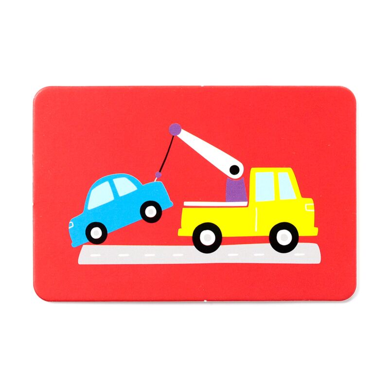 Joc educativ, carduri de memorie pentru copii, Liitle Motors, 26 piese