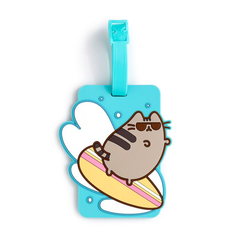 Eticheta de bagaj, pisica Pusheen the Cat, Summer Surfer