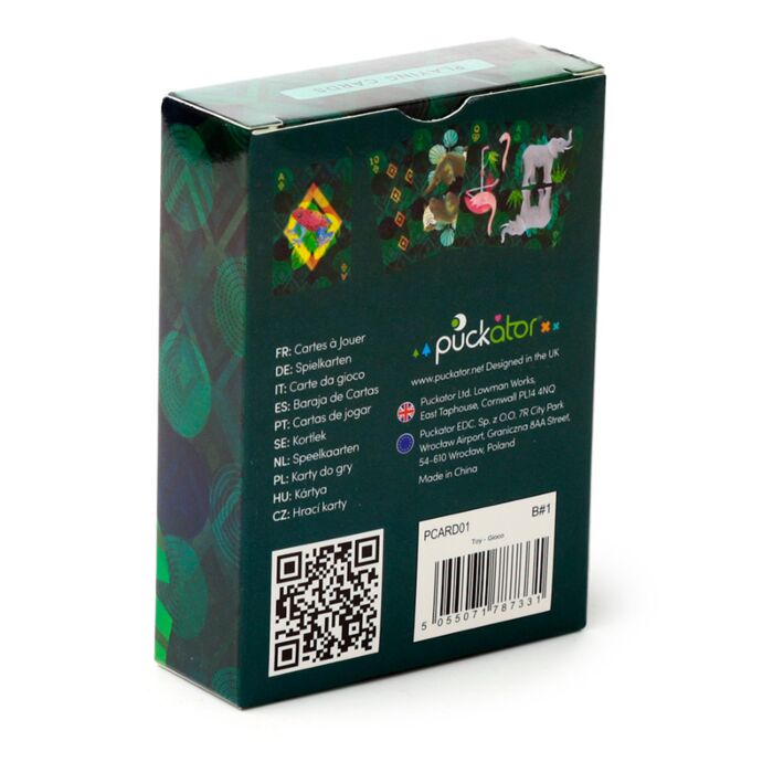 Cărți de joc, animale sălbatice, design Animal Kingdom, 54 cărți