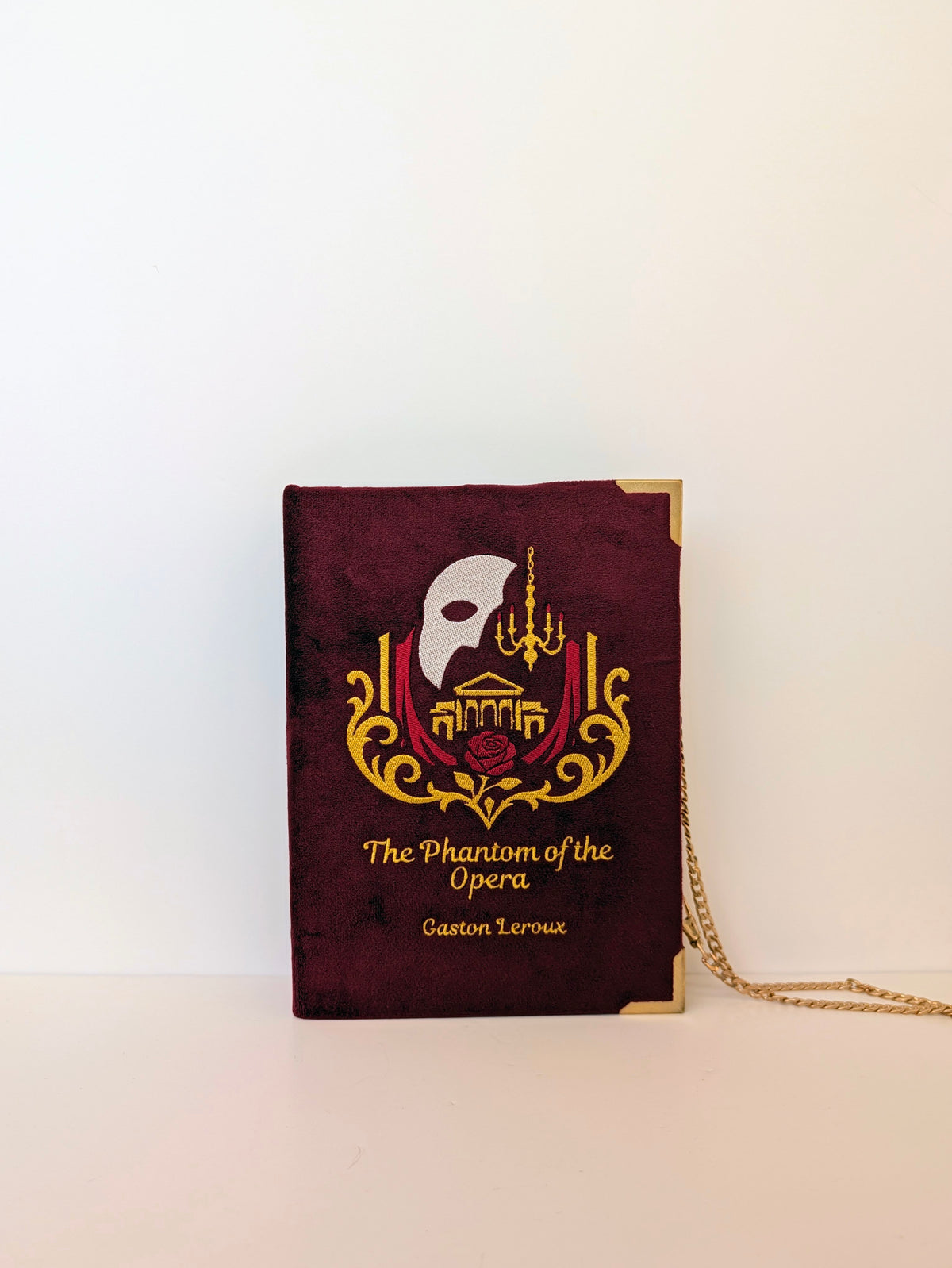 Geantă Carte Handmade – The Phantom of the Opera | Ediția Rouge