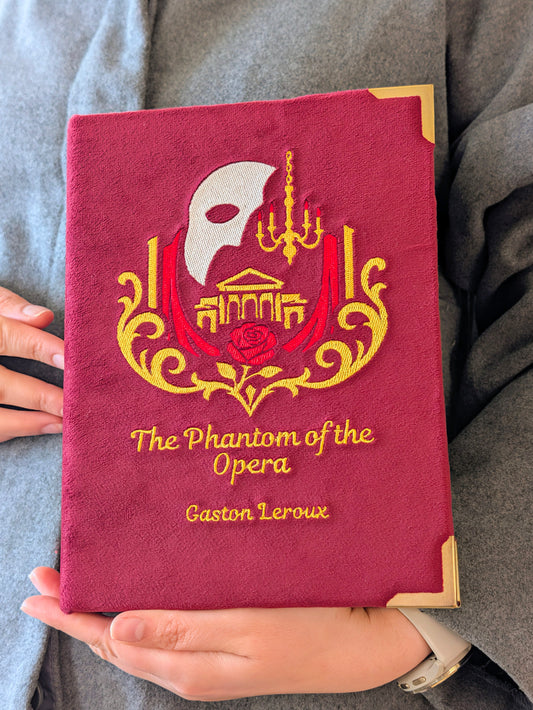 Geantă Carte Handmade – The Phantom of the Opera | Ediția Rouge