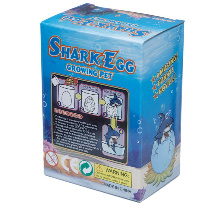 Jucărie interactivă Ou de rechin care eclozează în apă, Shark Hatching Egg