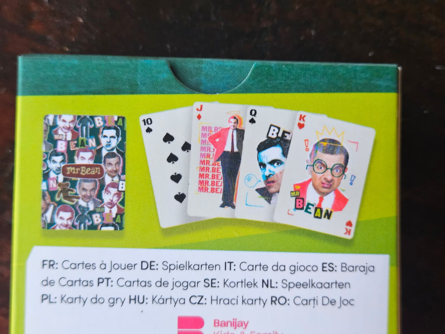 Cărți de joc, Mr Bean și Ursulețul Teddy, produs licențiat Mr. Bean, 54 cărți