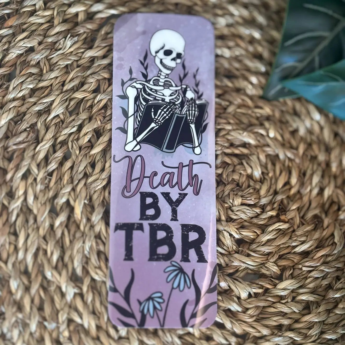 Tote bag Death By TBR + Cadou Semn de Carte "Death By TBR"
