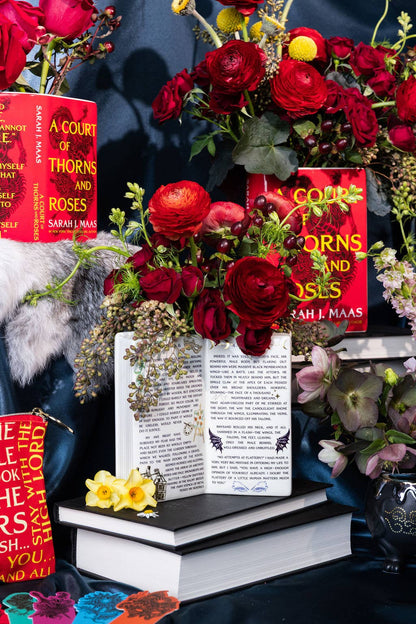 Vază Ceramică ACOTAR – Open Book | A Court of Thorns and Roses | Sarah J. Maas