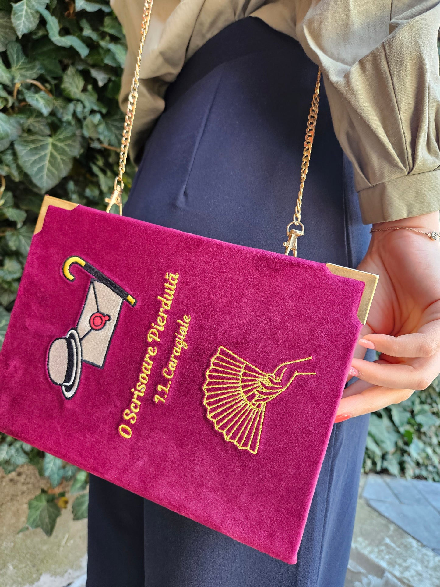 Geantă Carte Handmade – O scrisoare pierdută