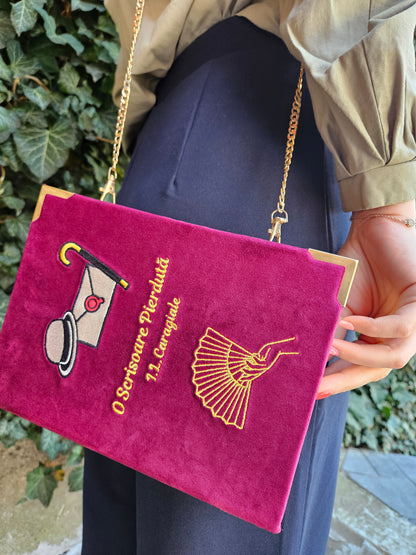 Geantă Carte Handmade – O scrisoare pierdută