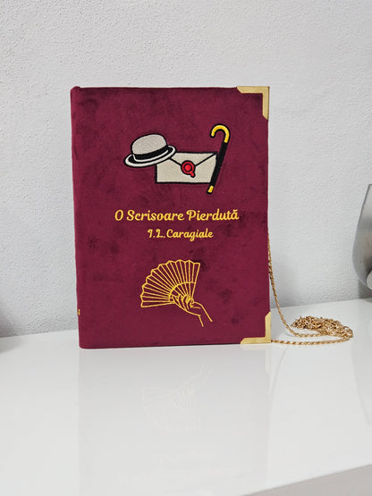 Geantă Carte Handmade – O scrisoare pierdută
