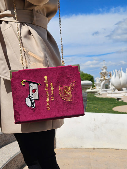 Geantă Carte Handmade – O scrisoare pierdută