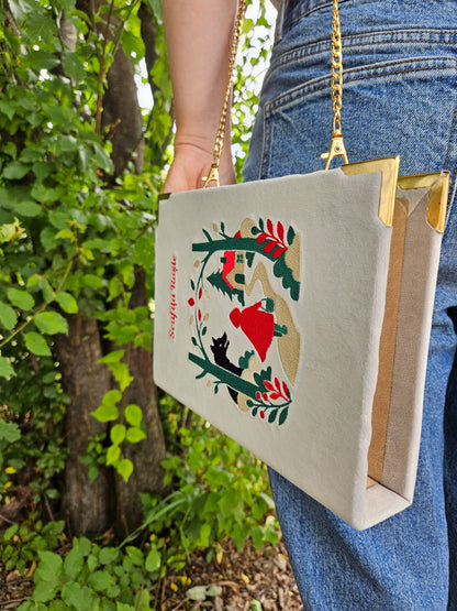 Geantă Carte Handmade – Scufița Roșie