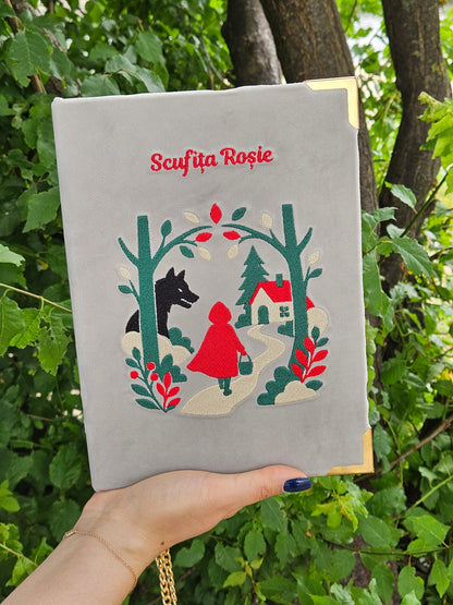 Geantă Carte Handmade – Scufița Roșie