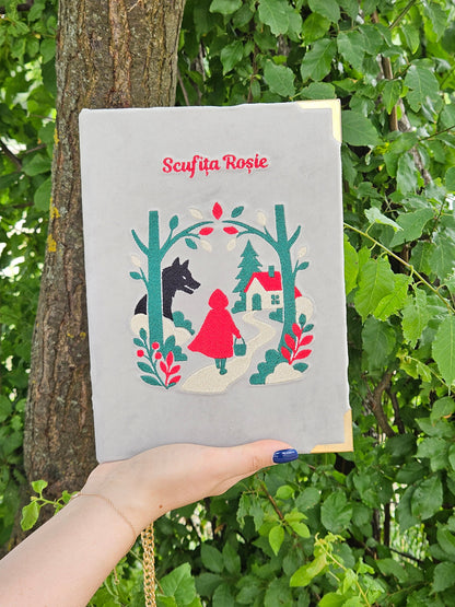 Geantă Carte Handmade – Scufița Roșie