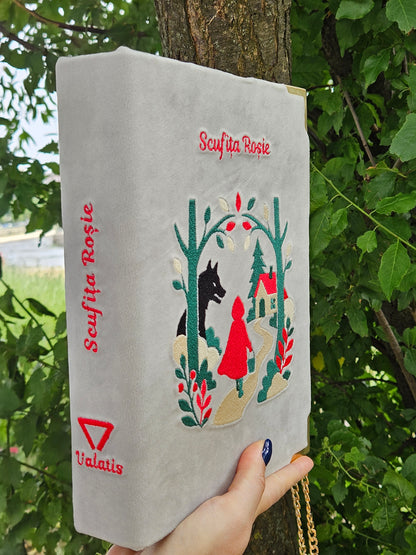 Geantă Carte Handmade – Scufița Roșie
