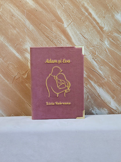 Geantă Carte Handmade – Adam și Eva | Ediție Minimalistă