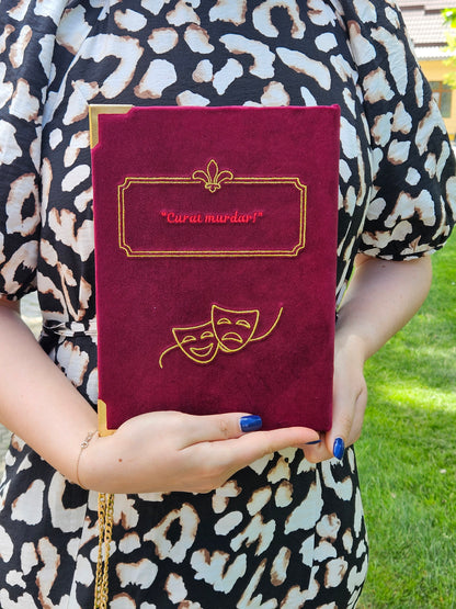 Geantă Carte Handmade – O scrisoare pierdută | Ediție cu Fir Metalic