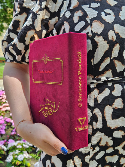Geantă Carte Handmade – O scrisoare pierdută | Ediție cu Fir Metalic