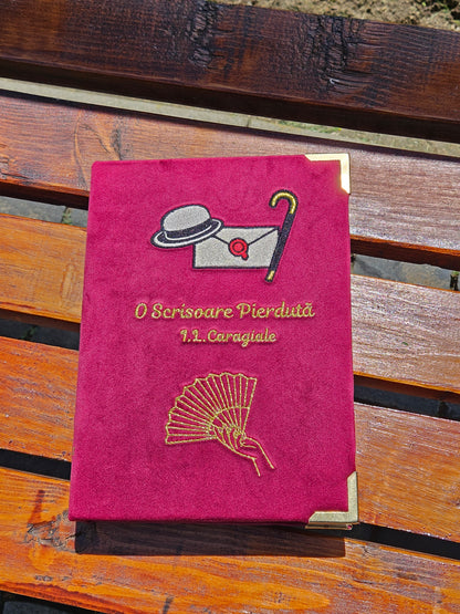Geantă Carte Handmade – O scrisoare pierdută | Ediție cu Fir Metalic
