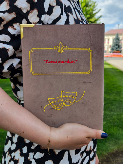 Geantă Carte Handmade – O scrisoare pierdută | Ediție Mocha Mousse