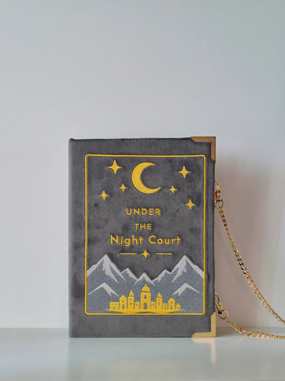 Geantă Carte Handmade – Under the Night Court | Grey