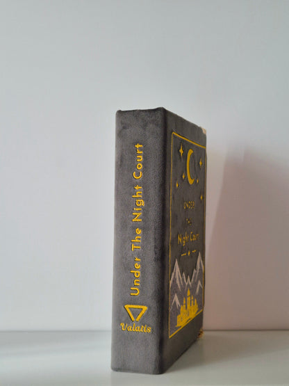 Geantă Carte Handmade – Under the Night Court | Grey