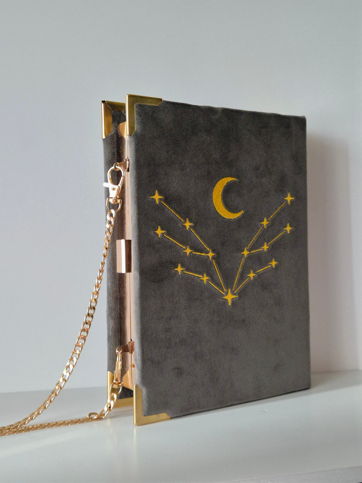 Geantă Carte Handmade – Under the Night Court | Grey