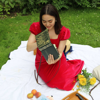 Geantă Carte Pride And Prejudice Verde