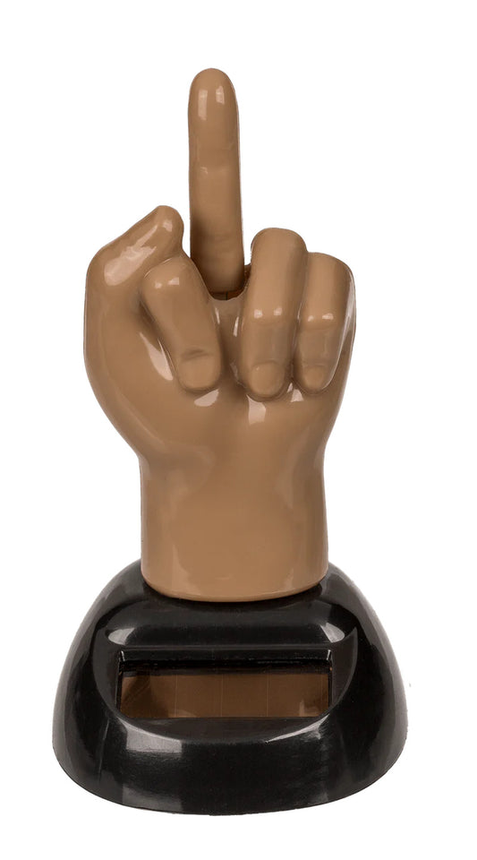 Decorațiune solară, figurină, Middle Finger – decor amuzant