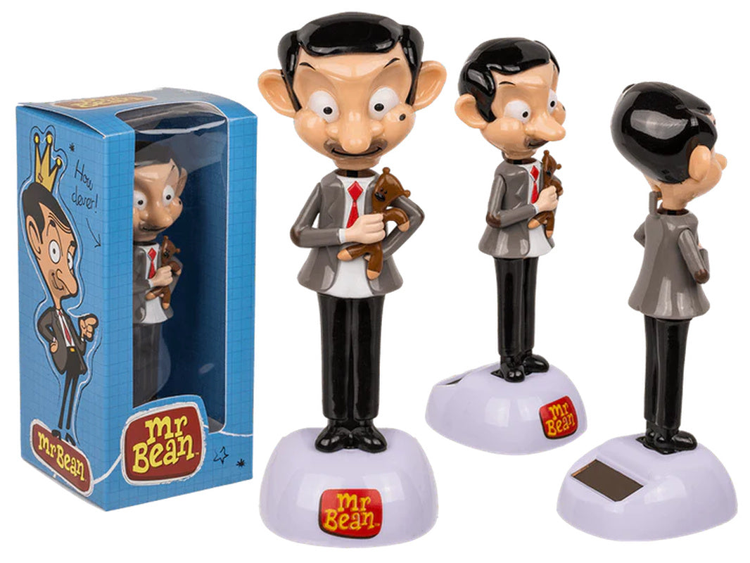 Decorațiune solară, figurină, Mr Bean & Teddy, pentru interior