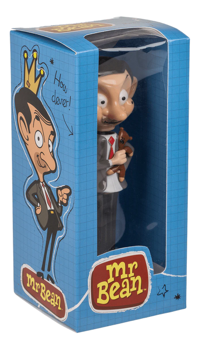 Decorațiune solară, figurină, Mr Bean & Teddy, pentru interior