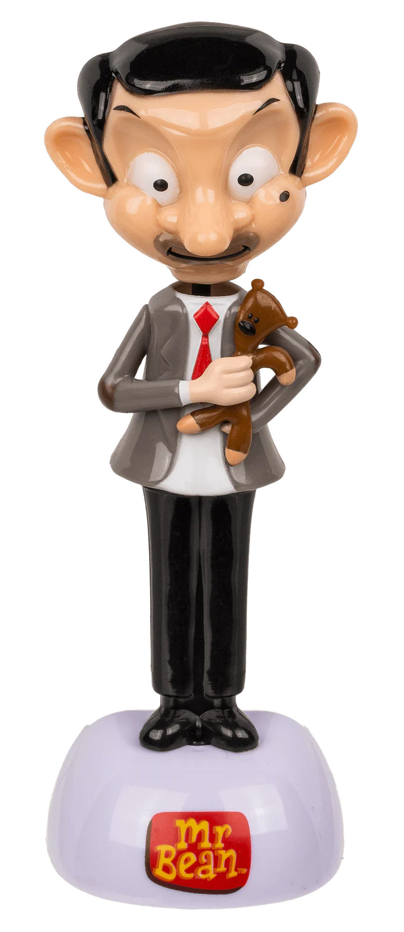 Decorațiune solară, figurină, Mr Bean & Teddy, pentru interior