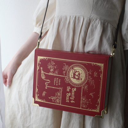 Geantă Carte Beauty and the Beast - Ediție Luxury Gold Foiled