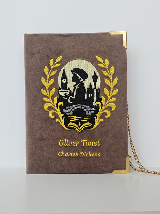 Geantă Carte Handmade – Oliver Twist | Charles Dickens