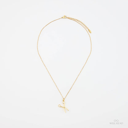 Lanț cu pandantiv Little Women, bijuterie inspirată din cărți