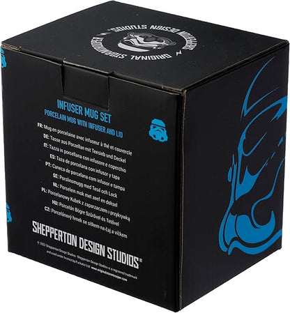 Set Cană cu Infuzor și Capac pentru Ceai & Cafea, Orginial Stormtrooper, produs licențiat Star Wars