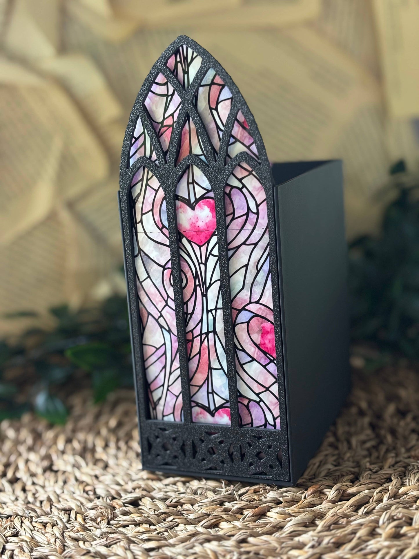Book Nook "Stained Glass Window" 5 design-uri interschimbabile
