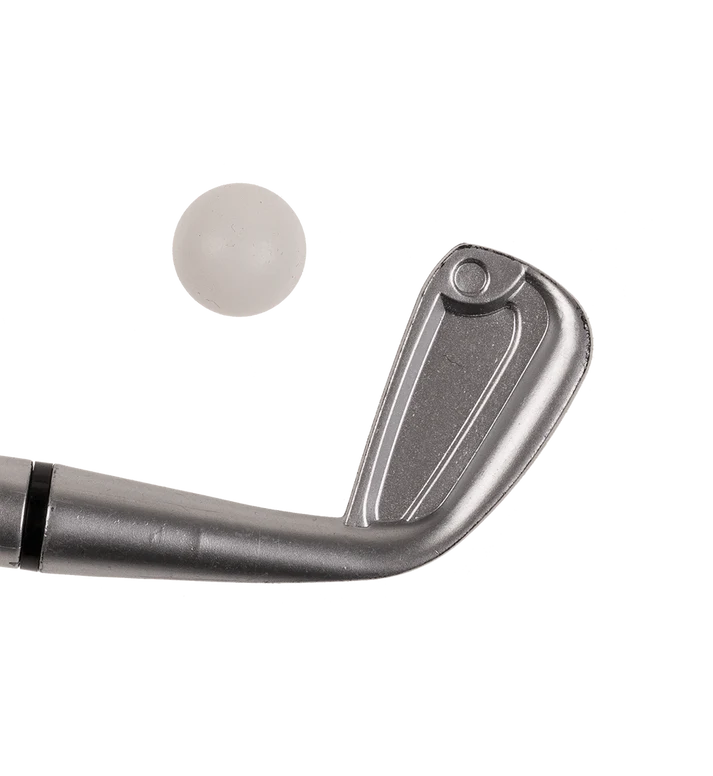 Cană din ceramică cu tematică golf, cu pix tip crosă și minge de golf