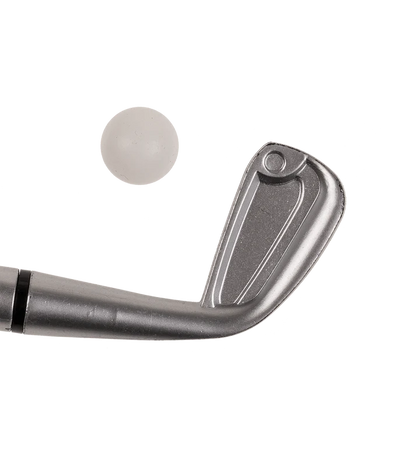 Cană din ceramică cu tematică golf, cu pix tip crosă și minge de golf