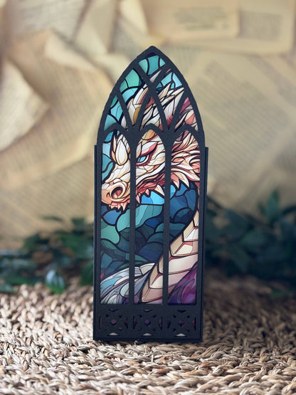 Book Nook "Stained Glass Window" 5 design-uri interschimbabile