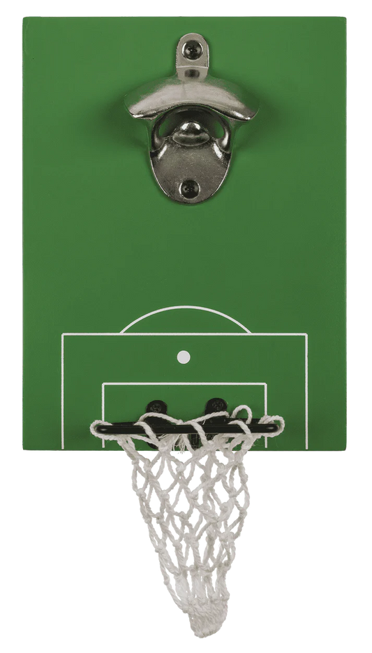 Desfăcător de sticle cu colector de capace – design poartă de fotbal