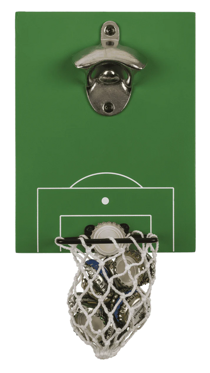 Desfăcător de sticle cu colector de capace – design poartă de fotbal