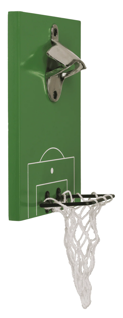 Desfăcător de sticle cu colector de capace – design poartă de fotbal
