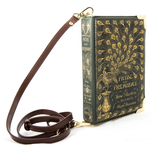 Geantă Carte Pride And Prejudice Verde
