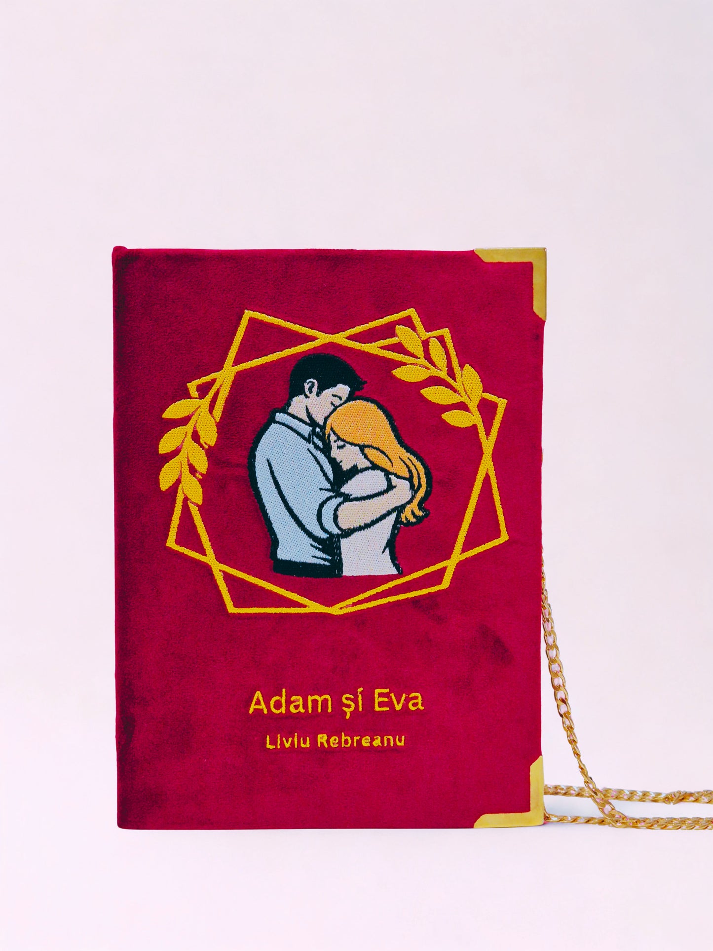Geantă Carte Handmade – Adam și Eva