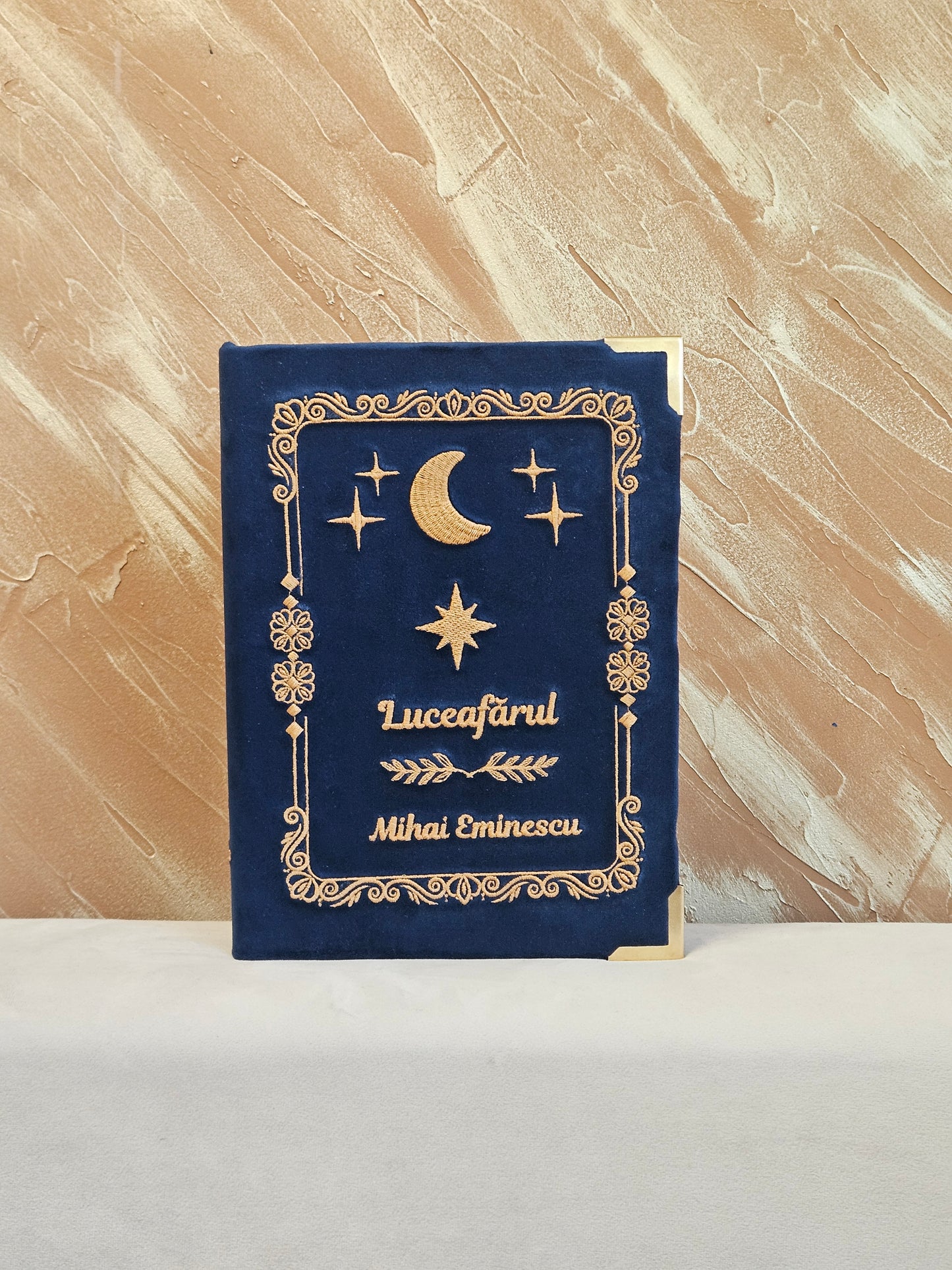 Geantă Carte Handmade – Luceafărul | Ediție Auriu Antic