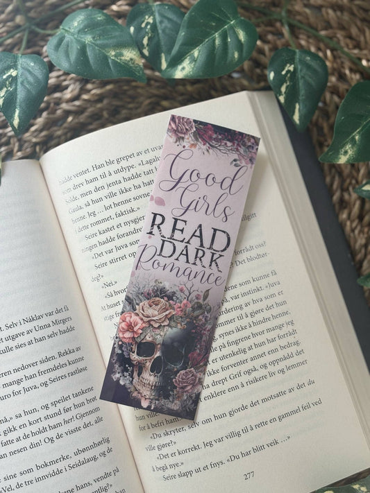 Semn de carte "Good girls read dark romance"