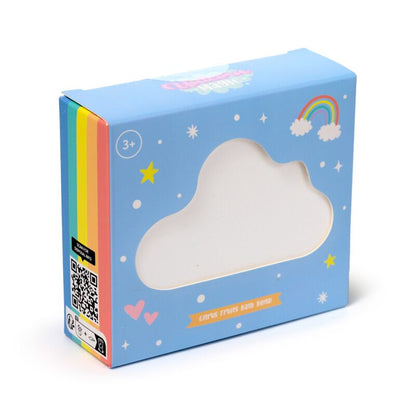 Set 3 Bombe de baie, pentru copii, plutitoare, Magic Rainbow, culorile curcubeului, în formă de Stea, Nor și Lună, 3 x 110 g